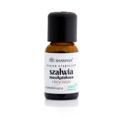 Clary sage essential oil 100% LARGE VOLUME 15 ml.